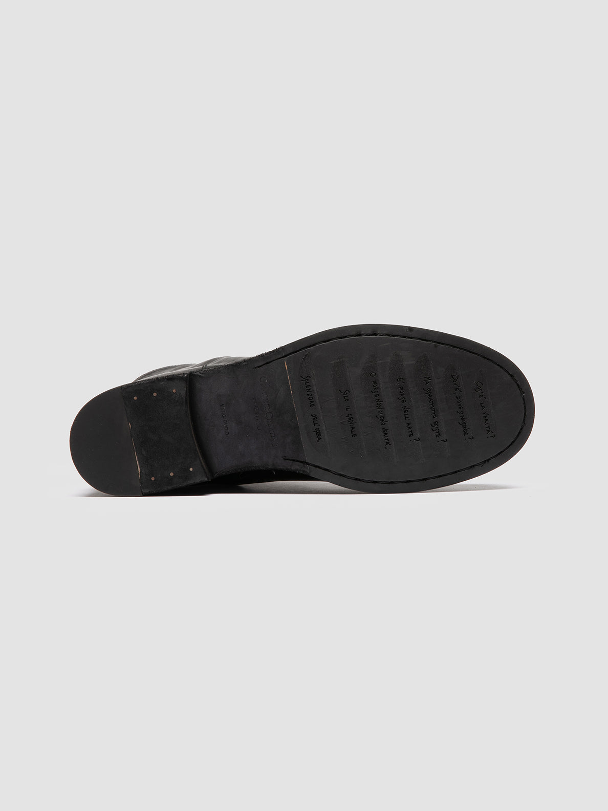 Officine Creative BULLA DD 303 Stivali con Zip in Pelle Nera Vendite Flash