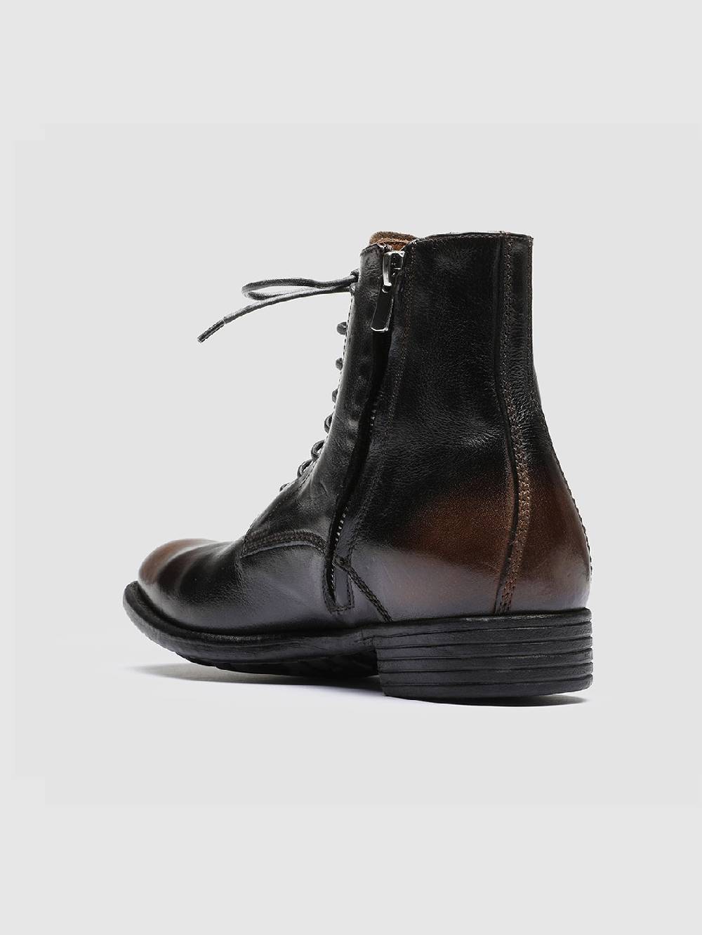 Officine Creative CALIXTE 002 Stivali in Pelle Nera con Zip Negozio