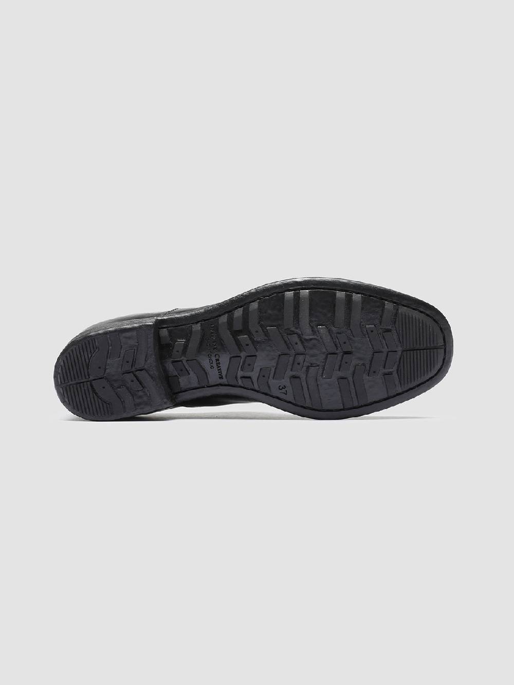 Officine Creative CALIXTE 003 Oxford in Pelle Nera Nuova