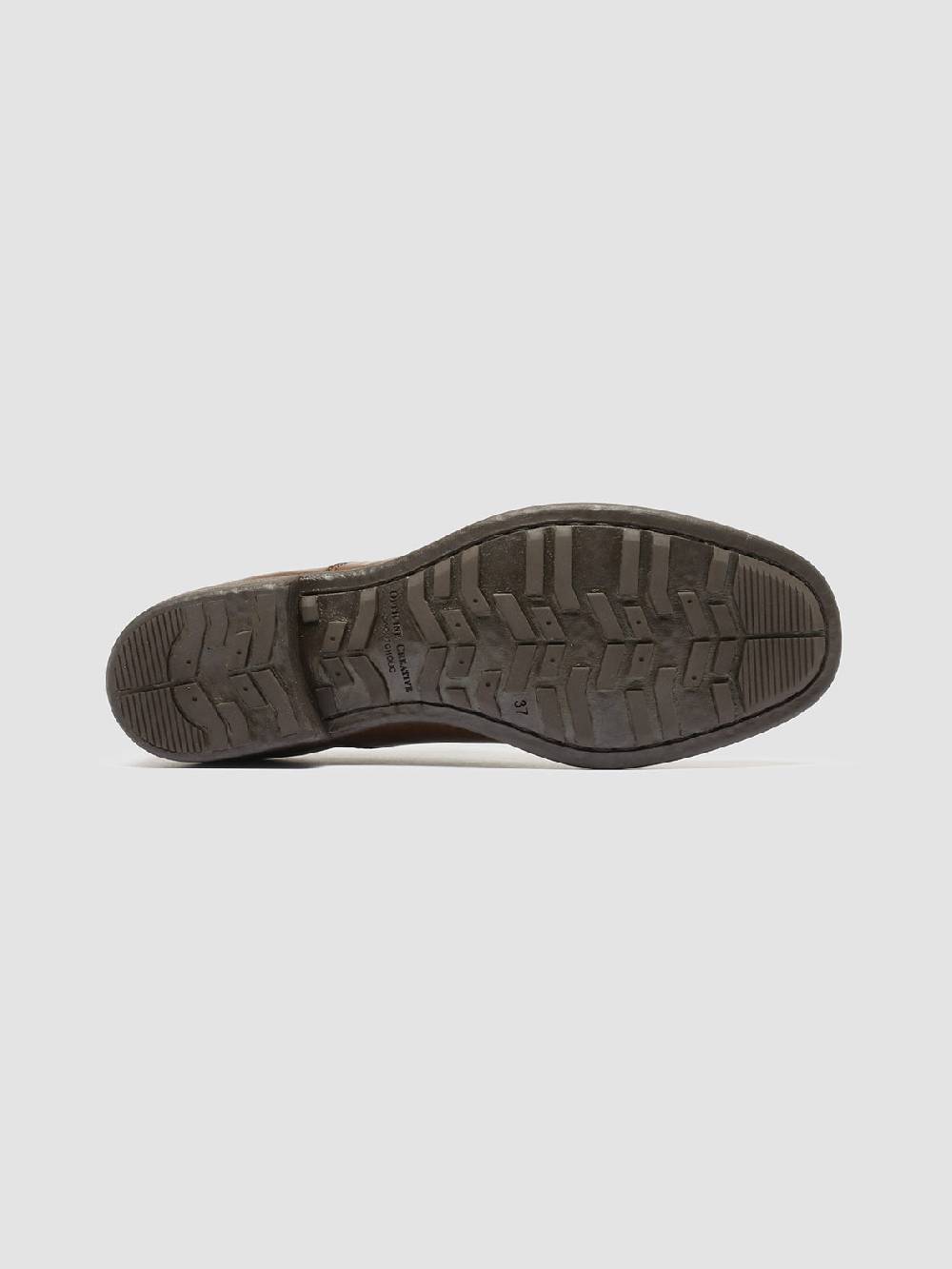 Officine Creative CALIXTE 003 Oxford in Pelle Marrone Moda