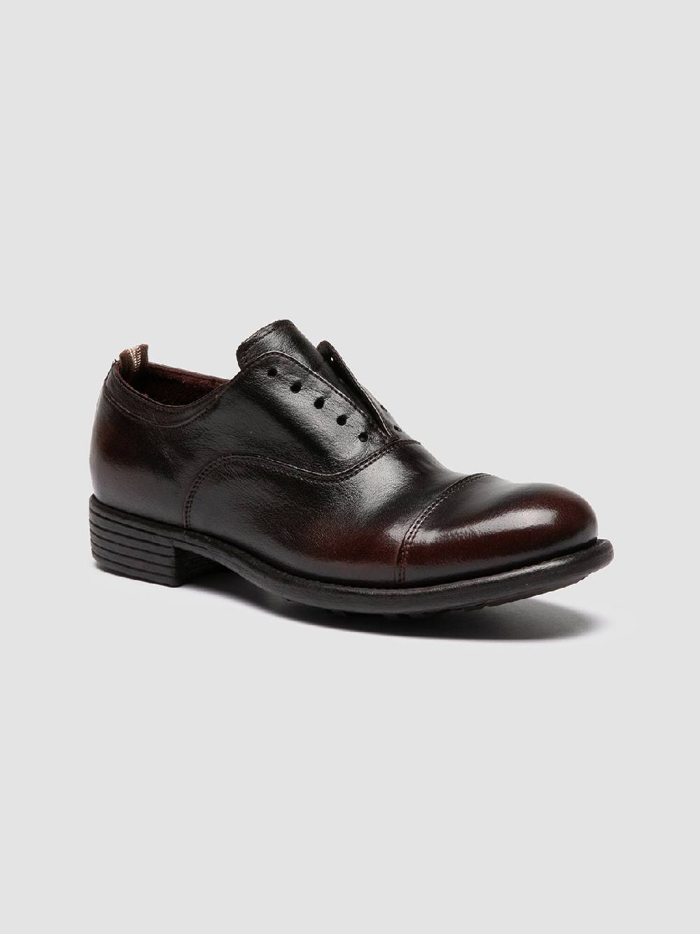 Officine Creative CALIXTE 003 Oxford in Pelle Marrone 2025