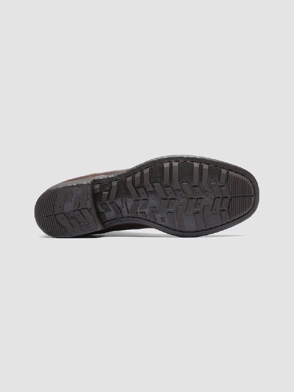 Officine Creative CALIXTE 004 Stivaletti Chelsea in Pelle Marrone Italia