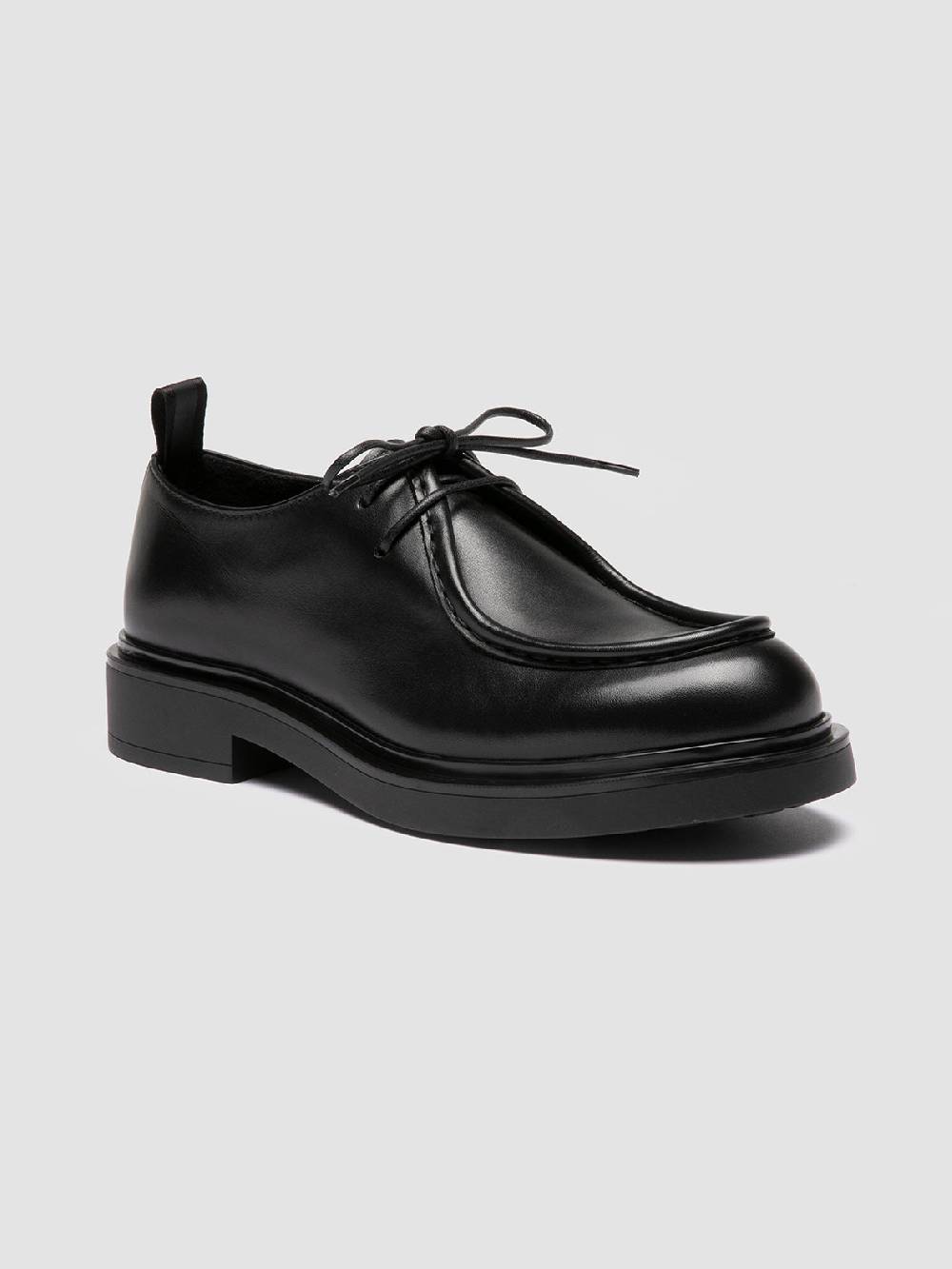 Officine Creative ENGINEER 102 Derby in Pelle Nera Vendita