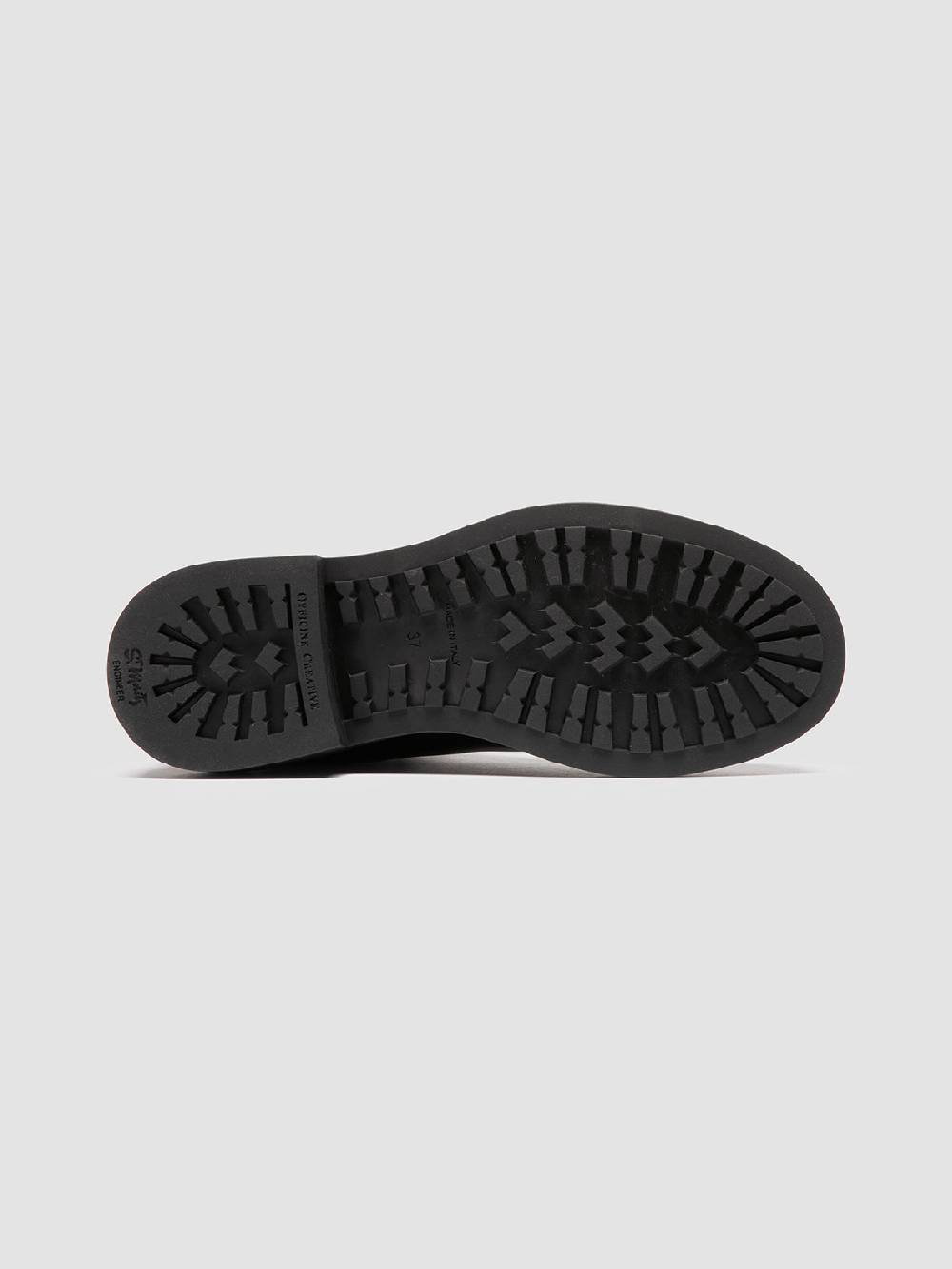 Officine Creative ENGINEER 107 Stivaletti Chelsea in Pelle Nera Promozione
