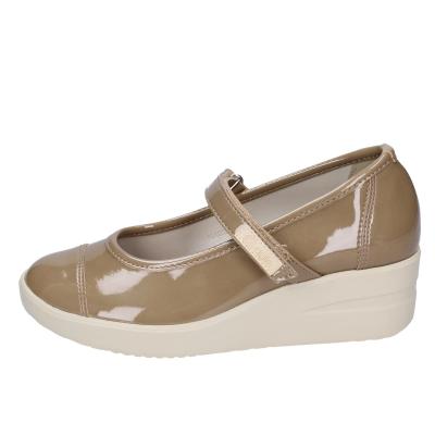 scarpe donna AGILE by RUCOLINE ballerine beige vernice 242 A ULTRA BE599 Vendita Calda