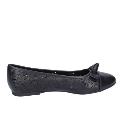 scarpe donna GATTINONI ballerine nero pelle sintetica BD151 Saldi Di Fabbrica