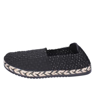 scarpe donna CAFè NOIR espadrillas nero tessuto MEA901 BF478 Negozio
