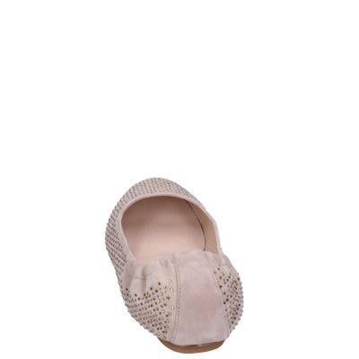 scarpe donna CAFè NOIR ballerine beige camoscio strass MEL501 BF513 Nuova