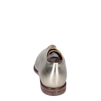 scarpe donna MOMA classiche platino pelle oro 1AS025-RA BC50 Italy
