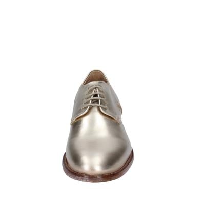 scarpe donna MOMA classiche platino pelle oro 1AS025-RA BC50 Italy