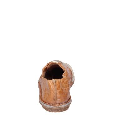 scarpe donna MOMA classiche marrone pelle oro 1AS439-RANA BC828 Italia