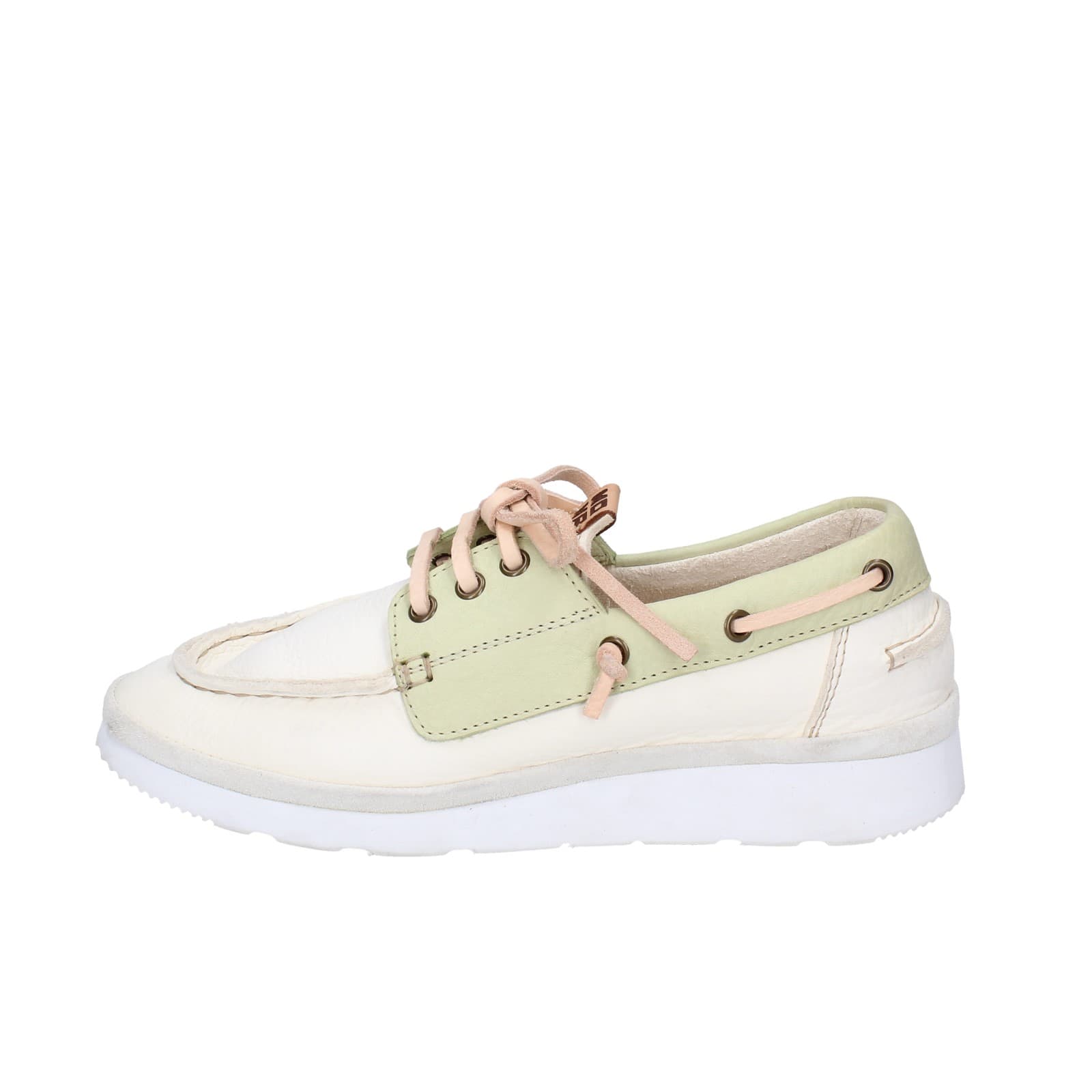 scarpe donna MOMA classiche bianco pelle verde 1AS407-YAC2 EZ870 2025