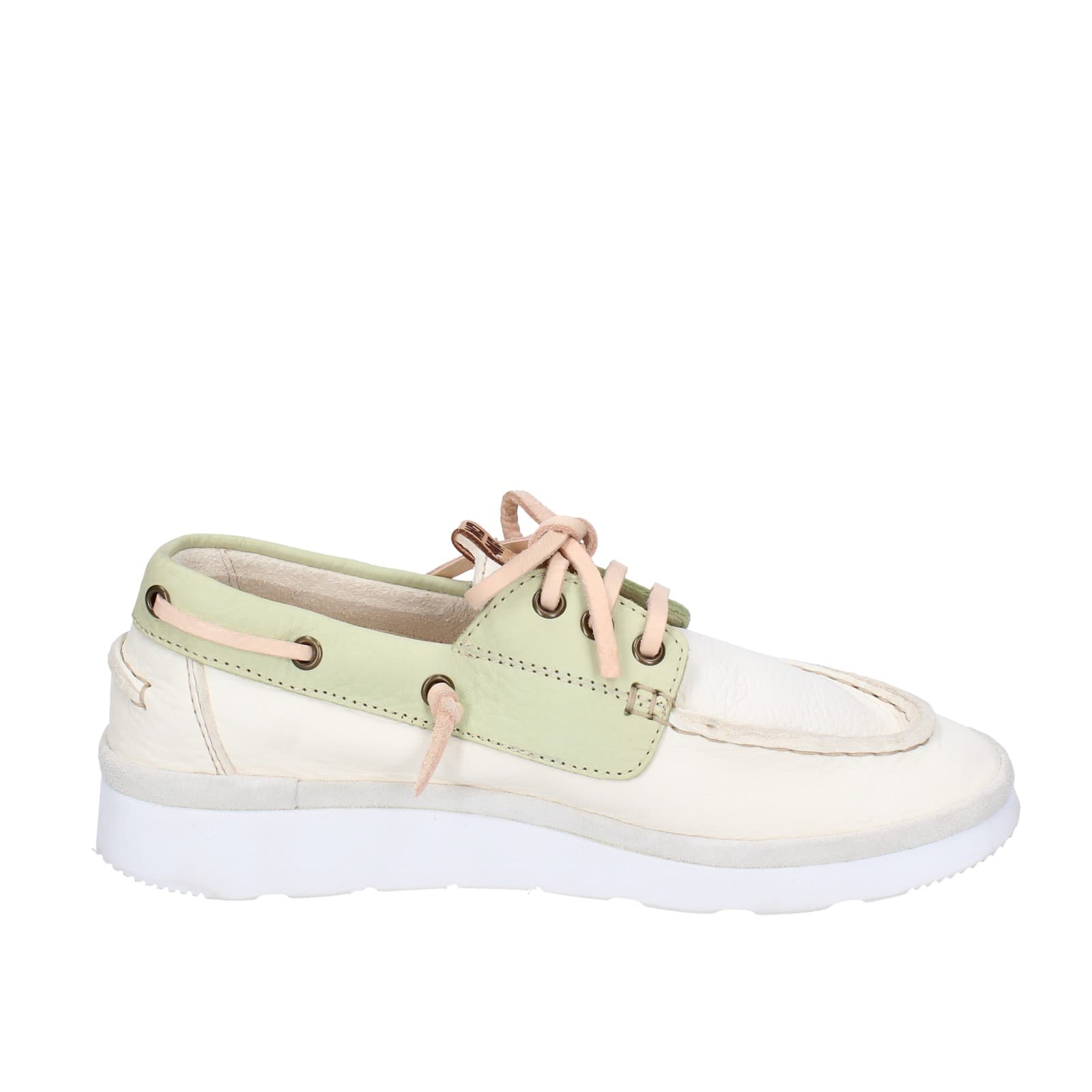 scarpe donna MOMA classiche bianco pelle verde 1AS407-YAC2 EZ870 2025