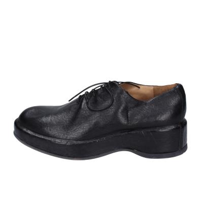 scarpe donna MOMA classiche nero pelle 1AS415-SA BC832 Nuovo