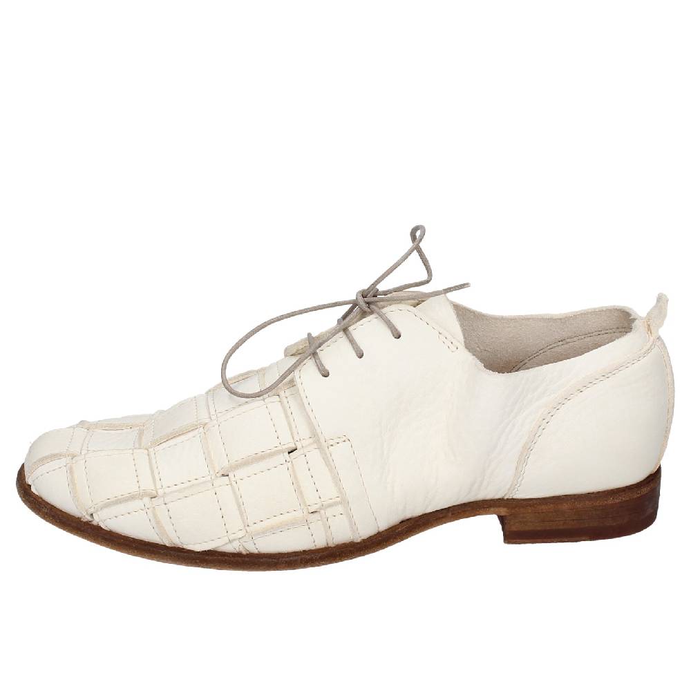 scarpe donna MOMA classiche bianco pelle 39409A VINTAGE EX454 Spedizione Gratuita