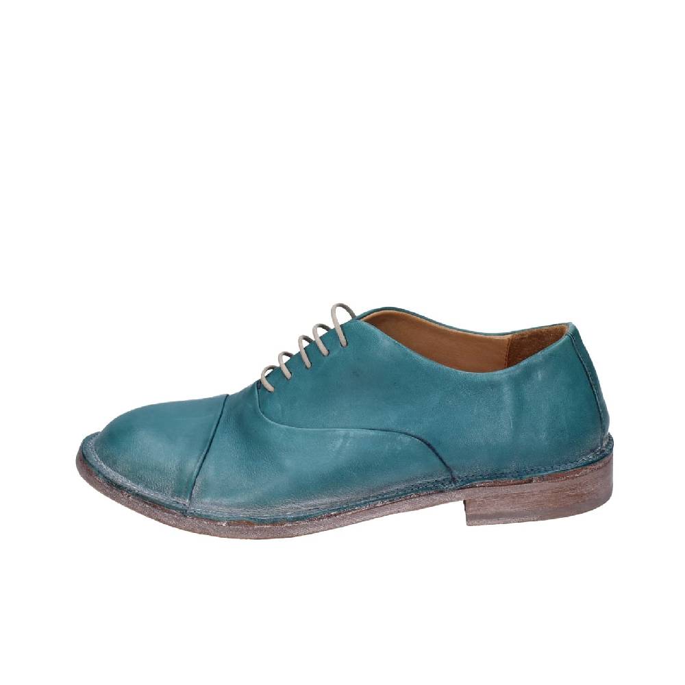 scarpe donna MOMA classiche verde pelle EZ856 Negozi Online