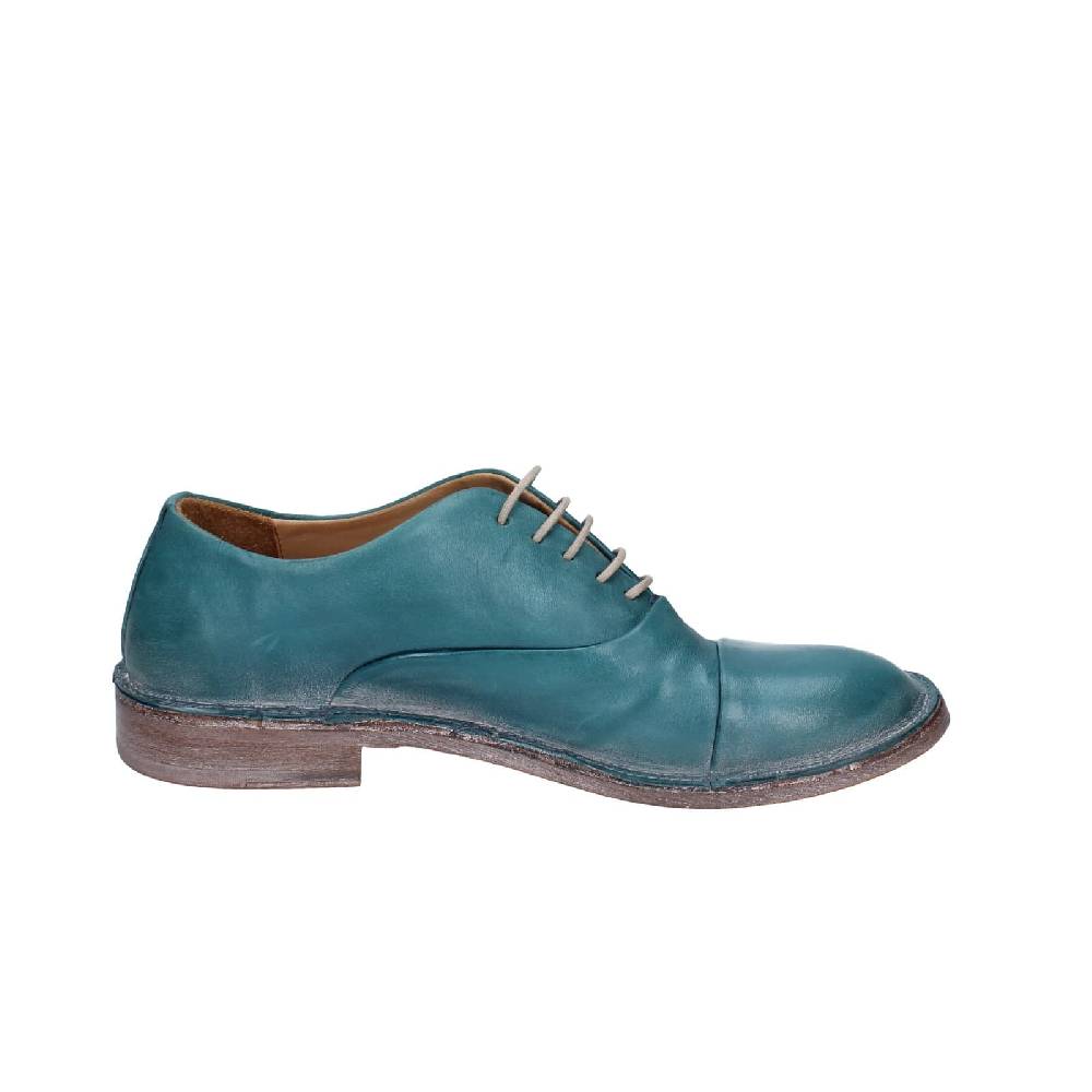 scarpe donna MOMA classiche verde pelle EZ856 Negozi Online