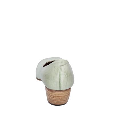 scarpe donna MOMA decollete verde pelle BE500 Economico