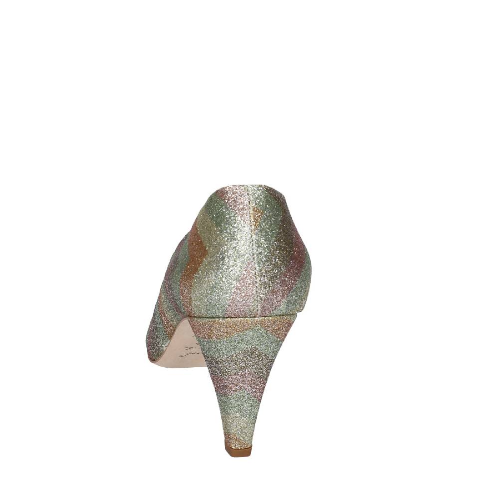 scarpe donna ANNIEL decollete oro glitter EY683 Online
