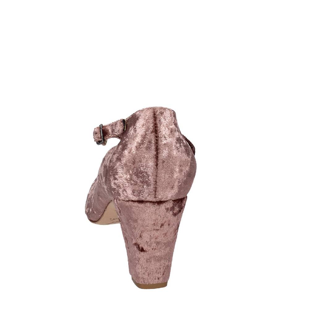scarpe donna ANNIEL decollete marrone velluto EX279 Saldi Di Fabbrica