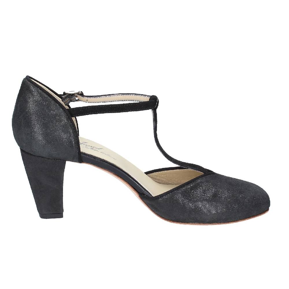 scarpe donna ANNIEL decollete nero camoscio EX258 Offerta speciale della fabbrica