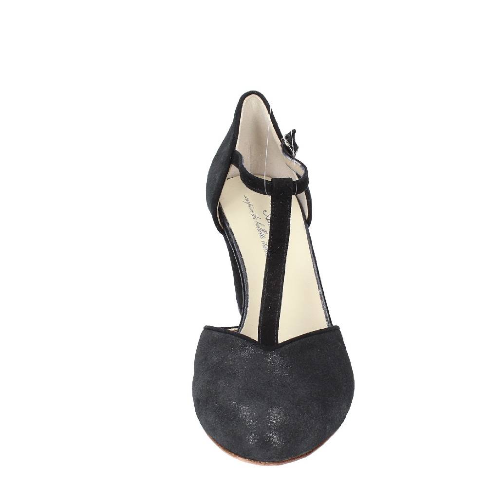scarpe donna ANNIEL decollete nero camoscio EX258 Offerta speciale della fabbrica