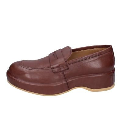scarpe donna MOMA mocassini marrone pelle 1ESA19-NAC BC44 In Linea