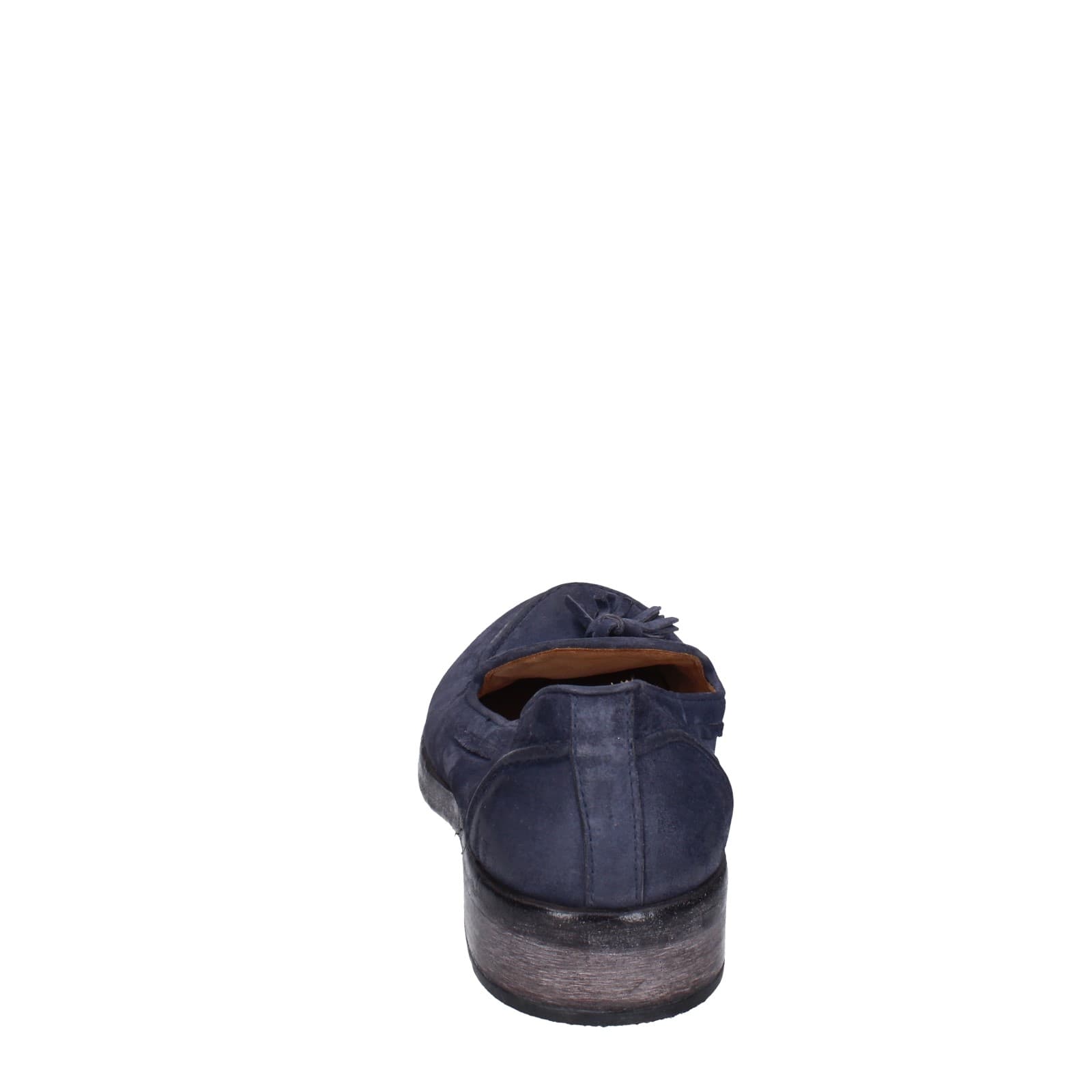 scarpe donna MOMA mocassini blu camoscio 1FS472-0W EZ878 Qualità
