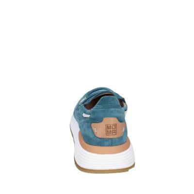 scarpe donna MOMA mocassini verde camoscio 3FS413-CRP11 BC851 Pezzi Unici