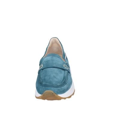 scarpe donna MOMA mocassini verde camoscio 3FS413-CRP11 BC851 Pezzi Unici