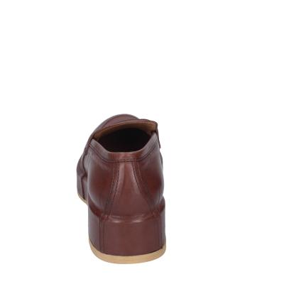 scarpe donna MOMA mocassini marrone pelle 1ES419-NAC BC48 Qualità Garantita