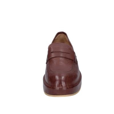 scarpe donna MOMA mocassini marrone pelle 1ES419-NAC BC48 Qualità Garantita
