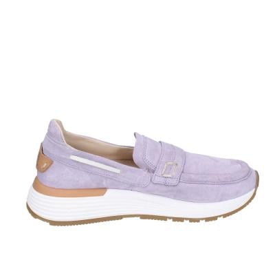 scarpe donna MOMA mocassini viola camoscio 3FS413-CRP12 BC786 Consegna Veloce