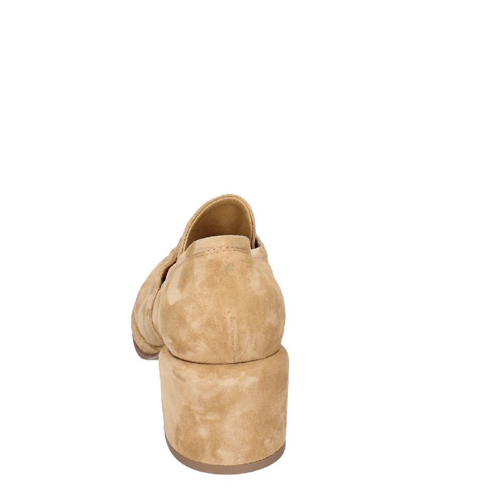 scarpe donna MOMA mocassini beige camoscio 44401E VINTAGE EX469 Shopping Online