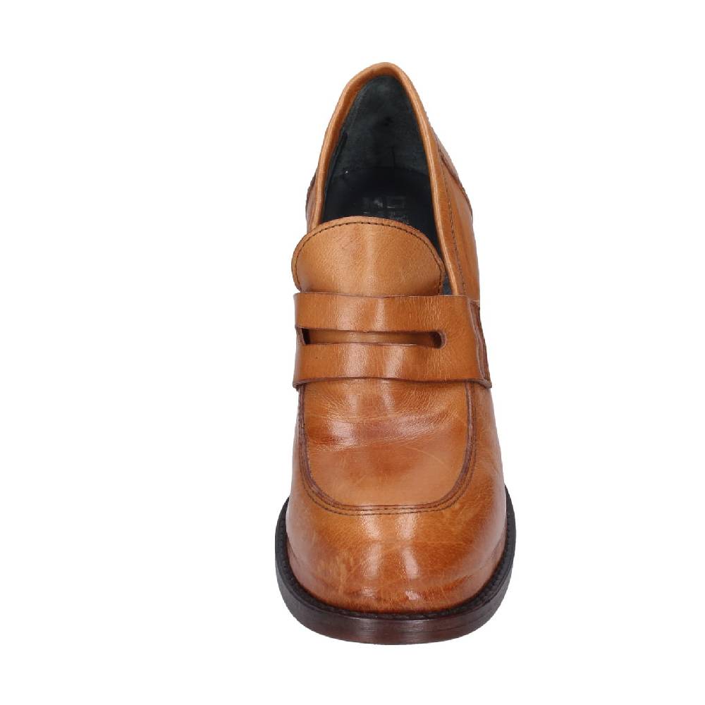 scarpe donna MOMA mocassini marrone pelle 85306E EY568 Affare Del Giorno