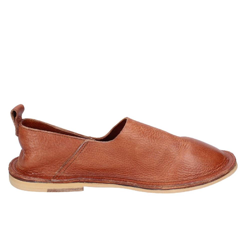 scarpe donna MOMA mocassini marrone pelle VINTAGE SLIP ON EX464 Prezzo Ridotto