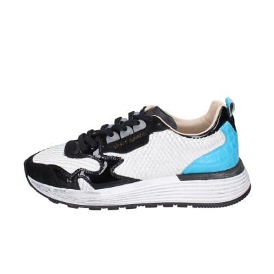 scarpe donna MOMA sneakers bianco pelle nero camoscio 3AS401-CR10 BC853 Hotsell