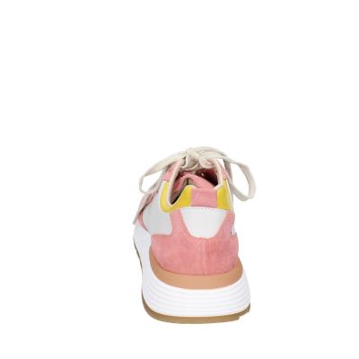 scarpe donna MOMA sneakers rosa pelle bianco camoscio 3AS401-CR11 BC795 Vendita Calda