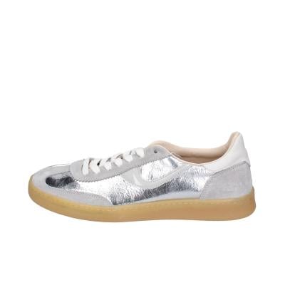 scarpe donna MOMA sneakers argento pelle lucida grigio camoscio 3AS420-CRV BC788 Negozio