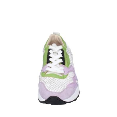 scarpe donna MOMA sneakers viola pelle bianco camoscio 3AS401-CR8 BC72 Nuova
