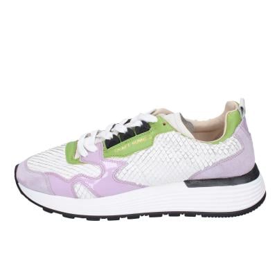 scarpe donna MOMA sneakers viola pelle bianco camoscio 3AS401-CR8 BC72 Nuova