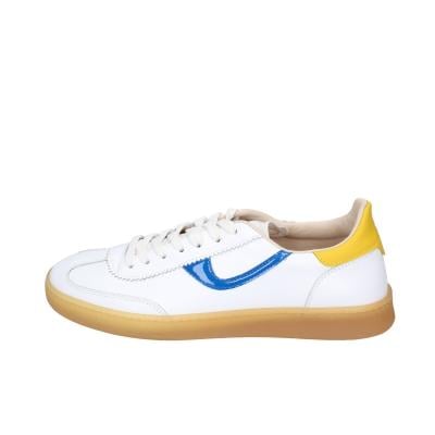 scarpe donna MOMA sneakers bianco pelle blu 3AS420-CRV5 BC845 2025