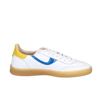 scarpe donna MOMA sneakers bianco pelle blu 3AS420-CRV5 BC845 2025