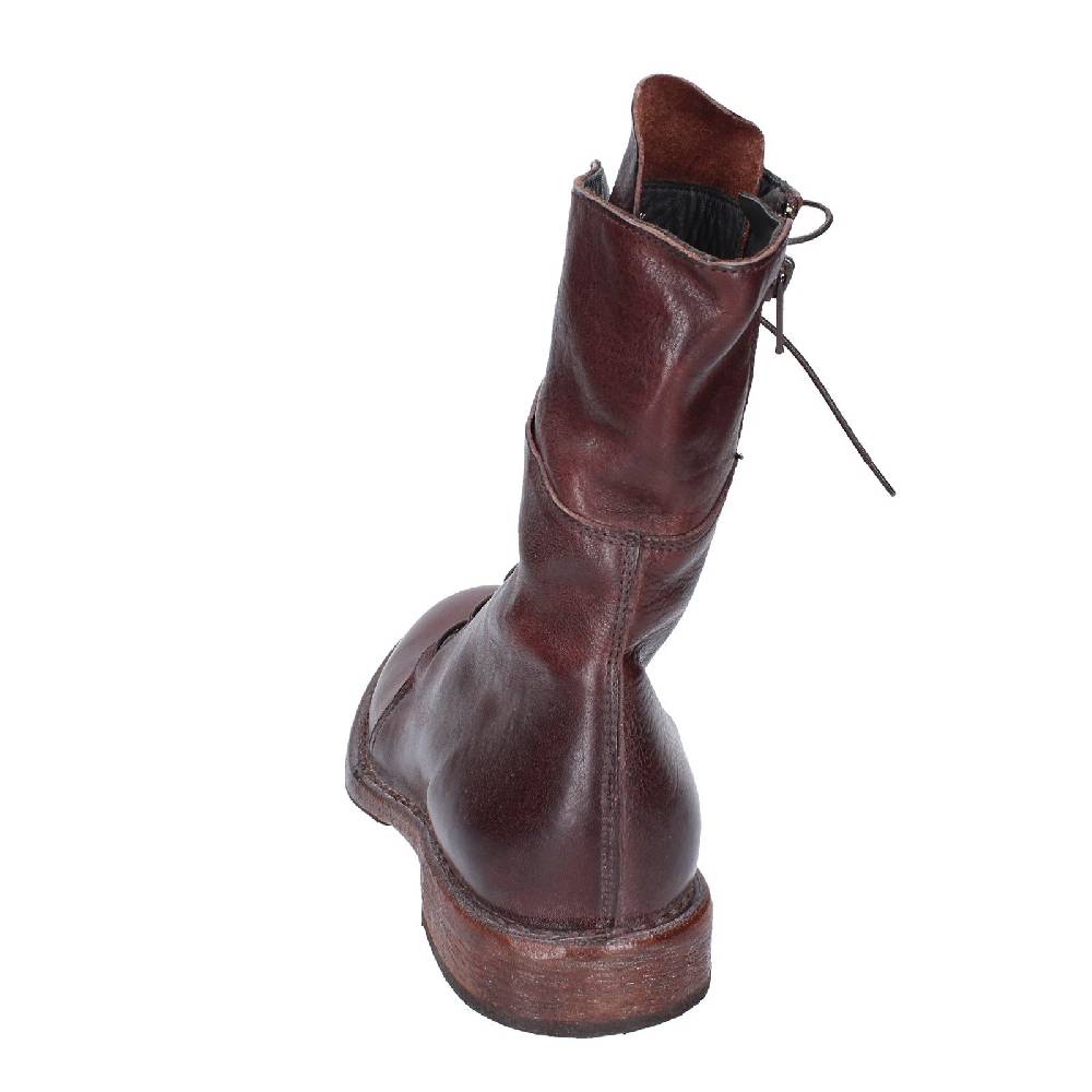 scarpe donna MOMA stivaletti marrone pelle 1CW195 VINTAGE EX492 Qualità