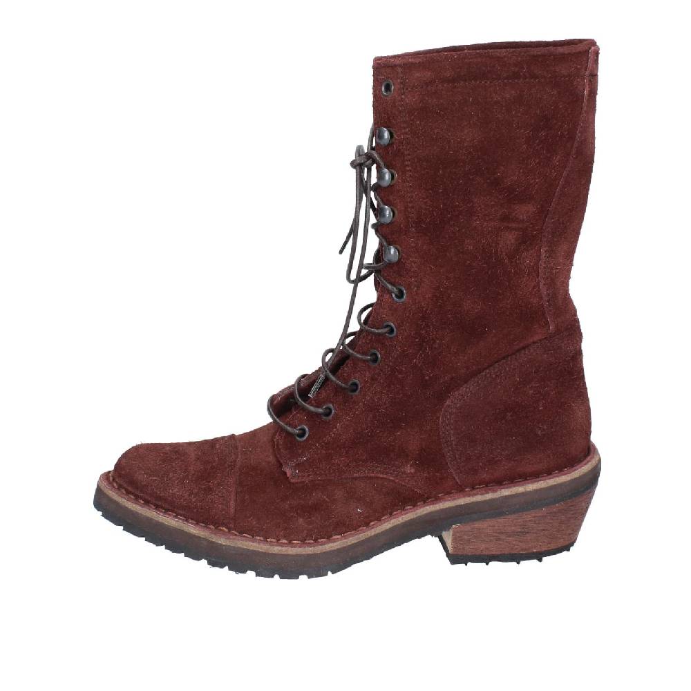 scarpe donna MOMA stivaletti bordeaux camoscio 77301C EY578 Vendita
