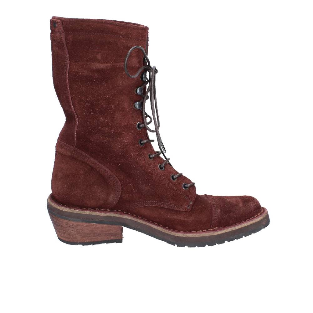 scarpe donna MOMA stivaletti bordeaux camoscio 77301C EY578 Vendita