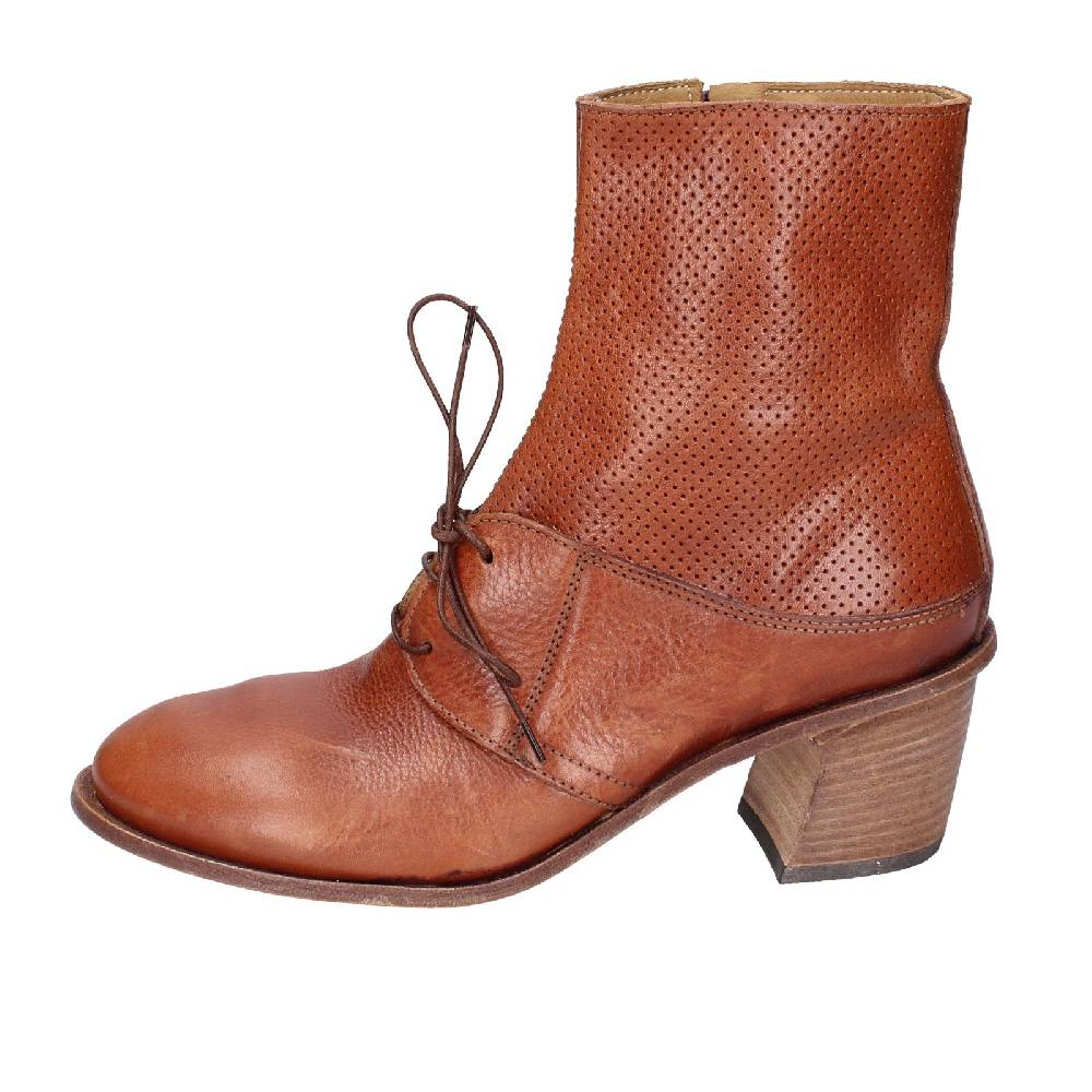 scarpe donna MOMA stivaletti marrone pelle 28403C VINTAGE EX401 Promozione