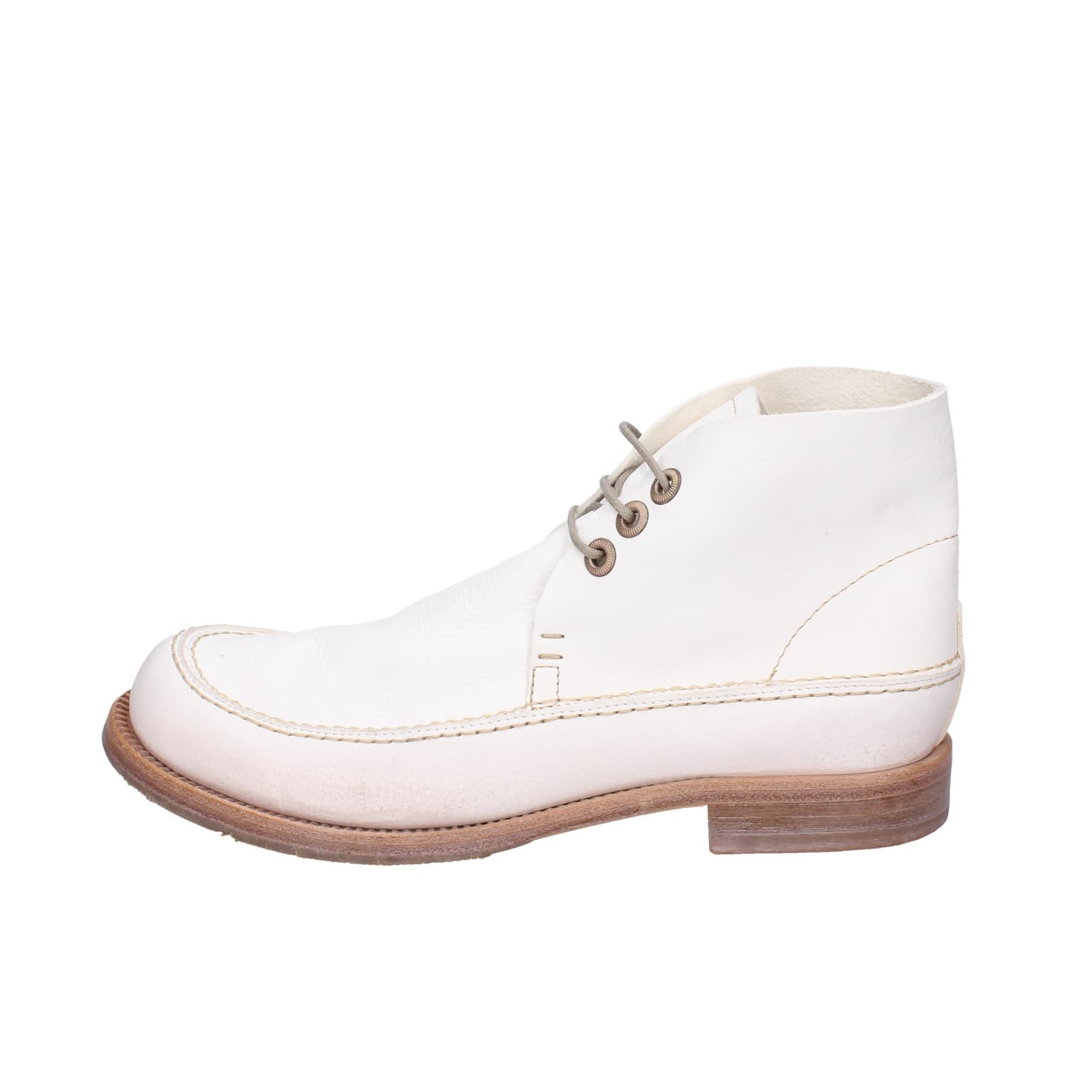 scarpe donna MOMA stivaletti bianco pelle 1BS474-NAC EZ868 Spedizione Gratuita