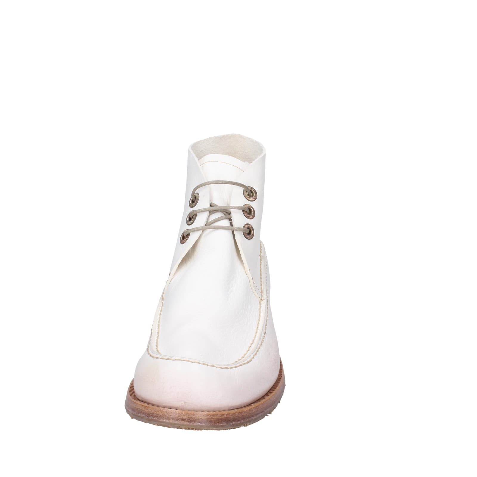 scarpe donna MOMA stivaletti bianco pelle 1BS474-NAC EZ868 Spedizione Gratuita