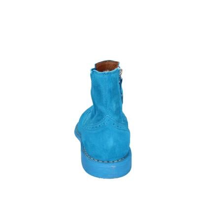 scarpe donna MOMA stivaletti celeste camoscio 1CS405-MAS BC769 Soddisfazione Garantita
